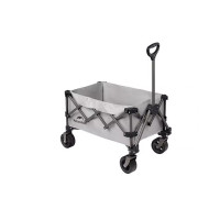 Naturehike 輕折 · 全地形聚攏露營推車(CNK2450JJ017) - 煙灰色-小號 | 阻尼把手 | 一鍵快拆車輪 | 堆疊容量大