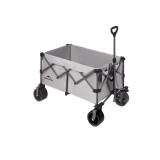 Naturehike 輕折 · 全地形聚攏露營推車(CNK2450JJ017) - 煙灰色-大號 | 阻尼把手 | 一鍵快拆車輪 | 堆疊容量大