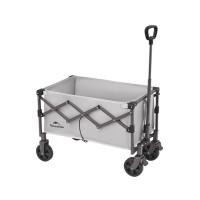 Naturehike 輕盈 · 折疊露營車 (CNK2350JJ012) - 煙灰色-70L | 一鍵伸縮手柄 | 堆叠容量大 | 前輪雙煞設計 Naturehike 輕盈 · 折疊露營車 (CNK2350JJ012) - 煙灰色-70L | 一鍵伸縮手柄 | 堆叠容量大 | 前輪雙煞設計