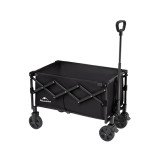 Naturehike 輕盈 · 折疊露營車 (CNK2350JJ012) - 墨黑色-70L | 一鍵伸縮手柄 | 堆叠容量大 | 前輪雙煞設計