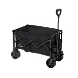 Naturehike 輕盈 · 折疊露營車 (CNK2350JJ012) - 墨黑色-100L | 一鍵伸縮手柄 | 堆叠容量大 | 前輪雙煞設計