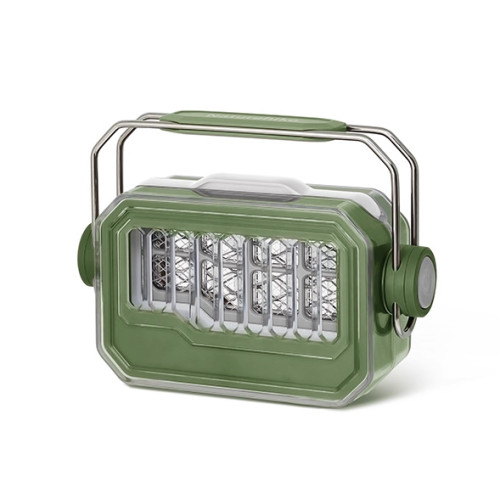 Naturehike 月伴 · 戶外滅蚊照明兩用燈(CNK2550ZM013) - 森林綠 | 可拆卸電網 | 30h長效續航 | 照明滅蚊二合一