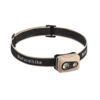 Naturehike 星嶼 · 戶外登山超輕強光頭戴式照明燈 (CNK2450ZM015) - 沙漠黃 | 400lm高亮 | 70°仰俯大角度