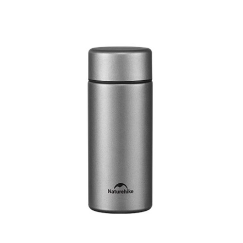 Naturehike 隨行 · 戶外露營200ml純鈦保溫杯(CNK2550CF017) - 瑪雅灰 | 純鈦可分離茶濾 | 保溫保冷可達6個小時