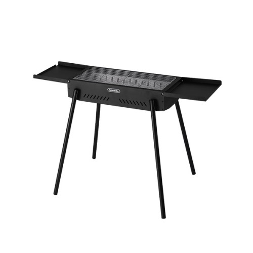 Naturehike 墨煙 · 多功能直立式方型炭火燒烤爐(CNK2550CF013) - 黑色-收納款 | 摺叠置物板 | 多孔通風 | 加厚炭盆