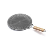 Naturehike 樂宴 · 不銹鋼烤盤(CNK2550CF011) - 小碼-把手款 | 不粘塗層 | 蜂窩盤面 | 4層壓鑄 | 一擦即淨