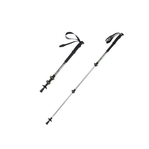 Naturehike 晴雪Base · 三節鋁合金伸縮登山杖 (CNK2550DS010) - 綠色(55-120cm) | 防滑手柄設計 | 便攜折疊收納 | 耐磨杖尖