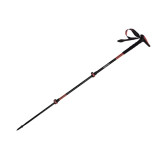 Naturehike 晴雪Base · 鋁合金三節伸縮T型登山杖(CNK2550DS012) - 紅色(61-125cm) | 專利杖尖 | 加粗鋁合金 | 速開外鎖