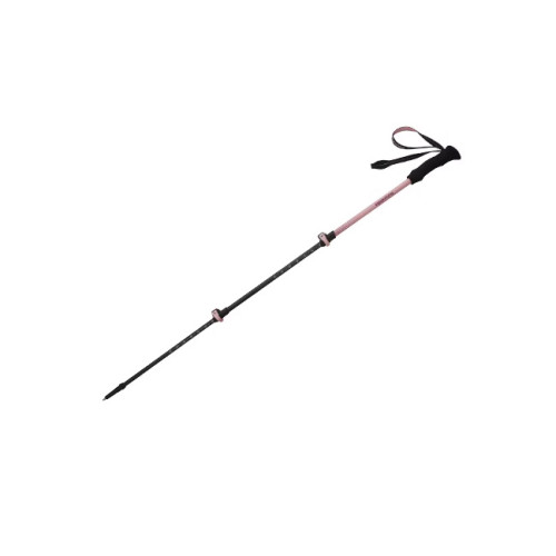 Naturehike 初雪EXT1 · 三節碳纖維登山杖(CNK2300DS010) - 粉色(57-120cm) | 無級調節 | X向碳布 | EVA全包裹手柄