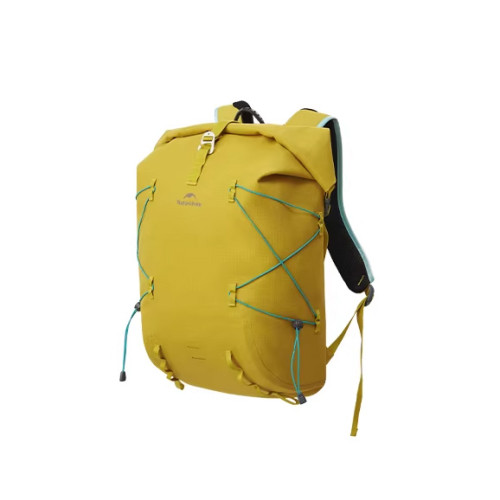 Naturehike 鯨落2.0 · 戶外輕量運動防水雙肩包(CNK2550XB027) - 黃色-28L | 夜行反光絲印 | IPX7級硬核防水