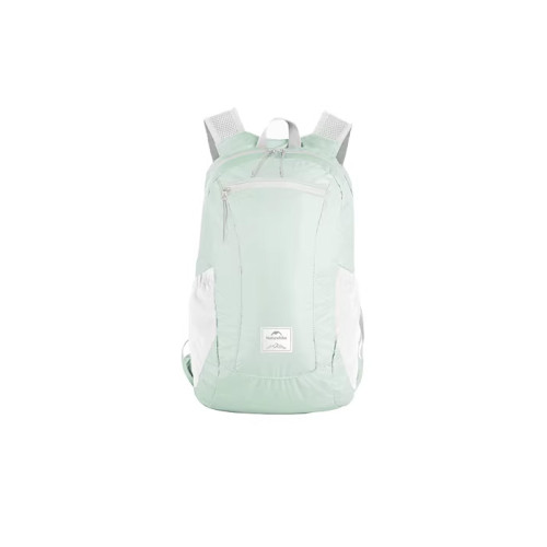 Naturehike 雲雁 · 矽膠折疊雙肩背包(NH17A012-B) - 薄荷綠-18L | 3D透氣背帶 | 防水耐磨 | 內閣層分層