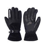 Naturehike 羊皮滑雪保暖手套(CNK2550FS012) - 黑色-XL碼 | 手掌小羊皮材質 | 指尖導電可觸屏 | 防潑水