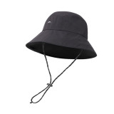 Naturehike Air1.0 · 輕量化大簷防曬漁夫帽(CYY2521FS015) - 黑色-L碼 | 防潑水面料 | 穹頂SPA式透氣網窗 | 單導止汗