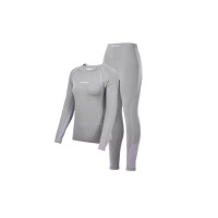 Naturehike 運動速乾保暖底層衣褲套裝(CYY2341GC010) - 紫色L碼-女款 | 遠紅外線保暖 | 吸濕排汗