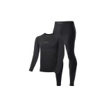 Naturehike 運動速乾保暖底層衣褲套裝(CYY2341GC010) - 黑色XL碼-男款 | 遠紅外線保暖 | 吸濕排汗