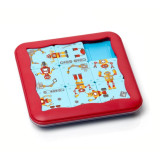 SmartGames SG428 兒童益智滑動拼圖 - 機械人工廠 | 圖案與素色雙模式切換 | 訓練空間思維 | 單人獨立闖關 | 香港行貨