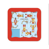 SmartGames SG428 兒童益智滑動拼圖 - 機械人工廠 | 圖案與素色雙模式切換 | 訓練空間思維 | 單人獨立闖關 | 香港行貨