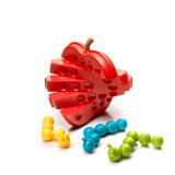 SmartGames SG445 兒童智力鍛煉遊戲 - 扭扭蟲蟲吃蘋果 | 60級難度進階挑戰 | 鍛鍊空間規劃與邏輯思維 | 香港行貨