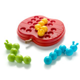 SmartGames SG445 兒童智力鍛煉遊戲 - 扭扭蟲蟲吃蘋果 | 60級難度進階挑戰 | 鍛鍊空間規劃與邏輯思維 | 香港行貨