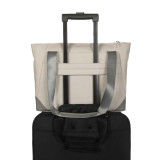 TARGUS TBA00113 Avila 15-16吋筆電托特包 - 橡木米色 | 背部磁吸口袋 | 專屬筆電磁釦隔層 | 行李固定帶 | 香港行貨