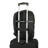 TARGUS Commuter EcoSmart 15.6吋通勤者背包 - 黑色 | 多提手設計 | 背部防盜口袋 | 可擴充收納空間 | 香港行貨
