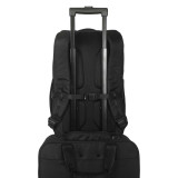 TARGUS TBB657 Work+ 15-16吋 24L筆電雙肩背包 - 黑色 | 主空間可瑣式拉鍊頭 | 可擴充側袋 | 香港行貨