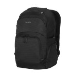 TARGUS CN600 Classic EcoSmart 16吋經典雙肩背包 - 黑色 | 前側提供多拉鍊口袋 | 防盜拉鍊扣環 | 香港行貨