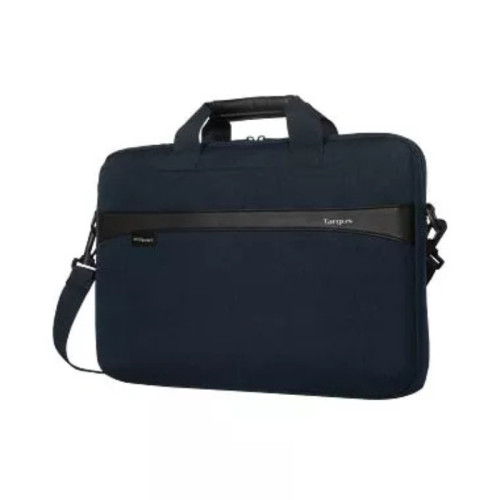 TARGUS TSS98402 New Geolite EcoSmart 15.6吋筆電通勤包 - 藍色 | 行李固定帶 | 寬敞主拉鍊層與筆電分隔層 | 香港行貨
