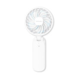 Yohome 家の逸 Flexi-fit 雙葉強風無線迷你風扇PRO - 白色 | 掛夾立轉持吸6合1 | 葉強風+4檔風速+1檔自然風 | 香港行貨