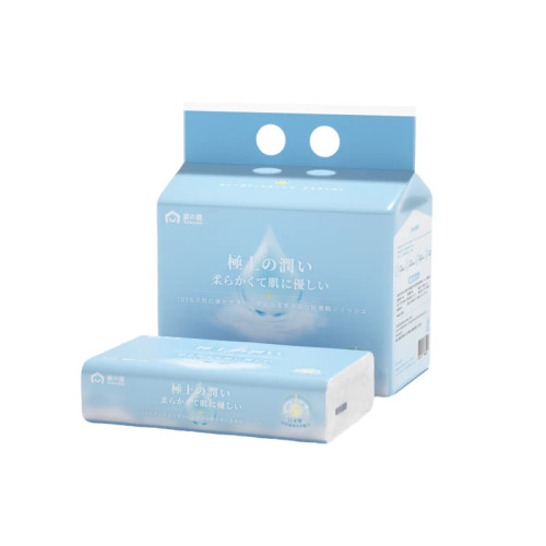 Yohome 家の逸 潔淨水潤保濕因子100%天然加厚雲柔巾(敏感肌專用) - 一提裝(3包) | 香港行貨