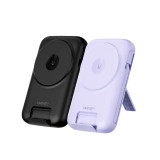 USATISFY SuperCharge 快充大容量桌面移動多用電源PRO - 紫色 | 自帶4線 | 雙角度支架 | 10000mAh大容量 | 香港行貨