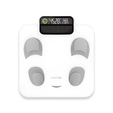 Comforbot PV-Tech 光能自充電專業級體脂磅PRO - 白色 | 雙頻生物電阻抗精準測量 | 高精度0.05kg分度 | 香港行貨