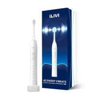 iLIVI IV-001 4D全模式電動智慧牙刷PRO - 白色 | 智能掃振一體技術 | 智能算法潔牙 | 30S換區清潔提醒 | 香港行貨 iLIVI IV-001 4D全模式電動智慧牙刷PRO - 白色 | 智能掃振一體技術 | 智能算法潔牙 | 30S換區清潔提醒 | 香港行貨