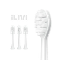 iLIVI IV-001 4D全模式電動智慧牙刷PRO替換刷頭 - 3個裝 | 0.01mm超軟東麗刷毛 | 更深入牙縫清除牙漬 | 香港行貨 iLIVI IV-001 4D全模式電動智慧牙刷PRO替換刷頭 - 3個裝 | 0.01mm超軟東麗刷毛 | 更深入牙縫清除牙漬 | 香港行貨