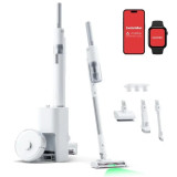 SwitchBot K10+ Pro Combo 掃地機器人+無線手提吸塵機一體式組合 - 白色 | 3合1清潔 | FusionBase™雙自動集塵設計 | 香港行貨