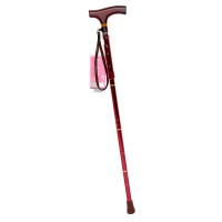 日本 TacaoF 摺紋拐杖 - 紅櫻 | 握感舒適 | 附拐杖繩防跌落 | 特製物料防刮耐用 | 香港行貨