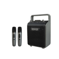 EDIFIER PP205S 雙MIC版手提便携式藍牙喇叭 - 灰色 | DSP電子分頻 | App無線遙控 | 香港行貨