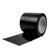 自黏性PVC地板劃線膠帶（黑）100mm×22m 警示膠帶 標線地貼膠帶14338