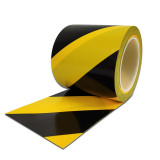自黏性PVC地板劃線膠帶（黃/黑）斑馬紋劃線黃黑警示膠帶14339