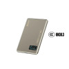 XPower MagDigita5 彩屏顯示5000mAh PD3.0+QI2 磁吸移動電源 | 香港行貨 | 3C認證版- 鋁色