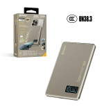 XPower MagDigita5 彩屏顯示5000mAh PD3.0+QI2 磁吸移動電源 | 香港行貨 | 3C認證版- 鋁色