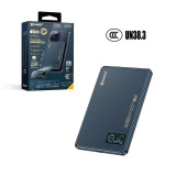 XPower MagDigita5 彩屏顯示5000mAh PD3.0+QI2 磁吸移動電源 | 香港行貨 | 3C認證版- 藍色