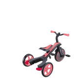 Globber 634 EXPLORER TRIKE 4in1 兒童探索四合一滑板車-珊瑚粉 | 適合1-5歲 | 滿足四個成長階段需求