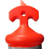 警示隔離柱 可移動式警示柱 交通誘導柱 反光警示柱 11205 - 紅黑Φ110xH1100mmxW420