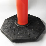 警示隔離柱 可移動式警示柱 交通誘導柱 反光警示柱 11205 - 紅黑Φ110xH1100mmxW420