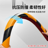 警示防撞條（直角）泡棉防撞條 黃色黑色警示防撞棉 PU防撞條 11416 - 黃黑55×55×980mm