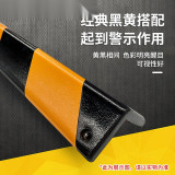 警示防撞條（直角）PU防撞條 聚氨酯防撞條 黃黑防撞條 11417 - 黃黑80×80×800mm