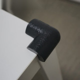 雙向護角（4個裝）直角護角 桌角防撞護角 3M背膠 黑色 11418 - 黑色65×65×15mm