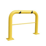 鋼製高位防撞護欄 警示護欄 防撞隔離欄11426 - 黃色Φ115×915×1220mm