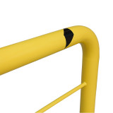 鋼製高位防撞護欄 警示護欄 防撞隔離欄11426 - 黃色Φ115×915×1220mm